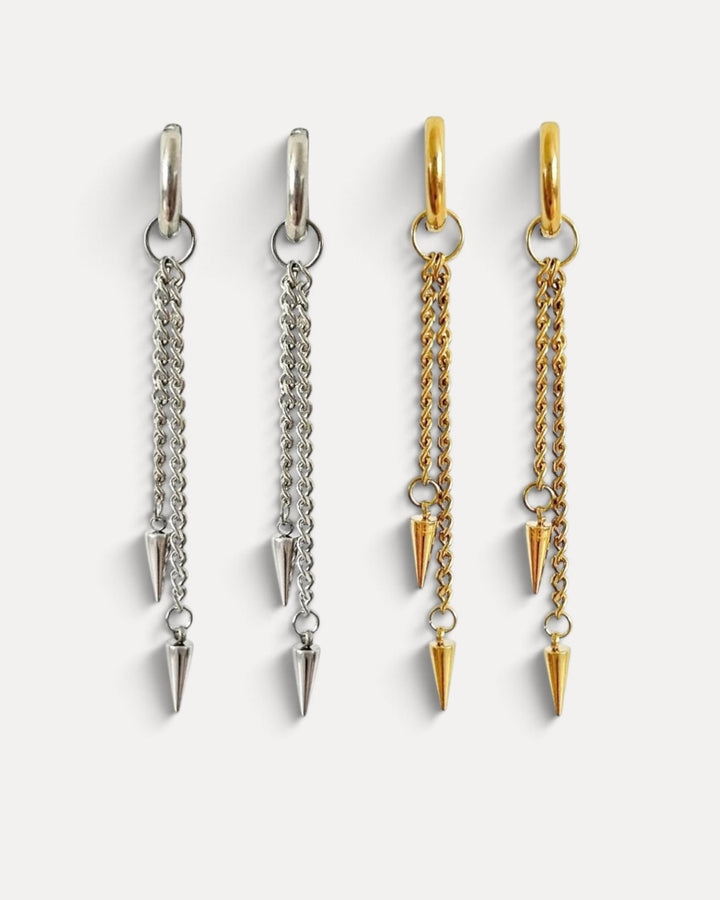 Linn chain örhängen