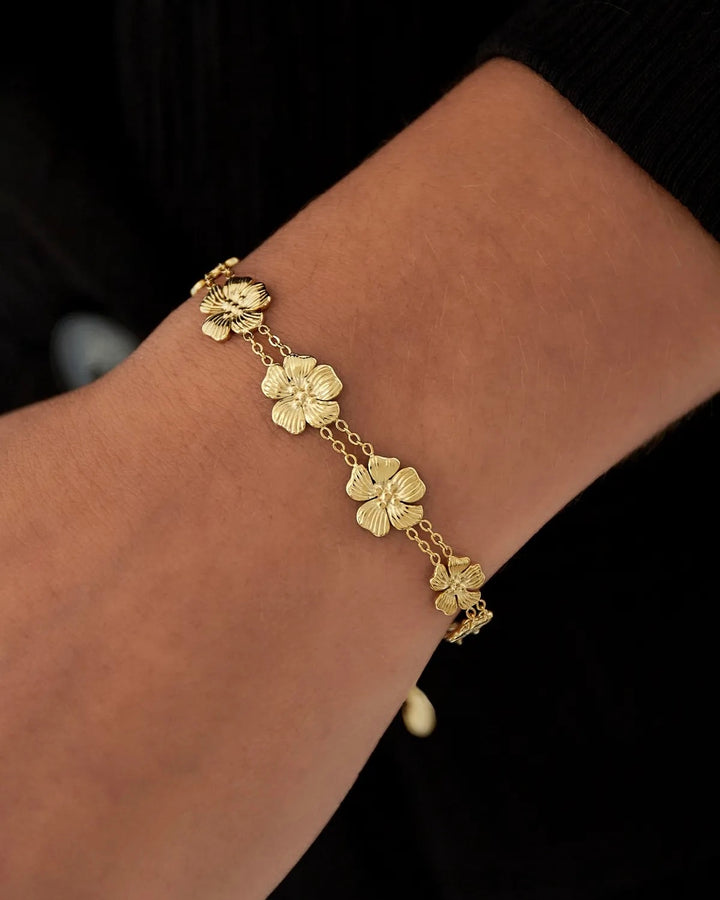 Daisy dubbel Armband