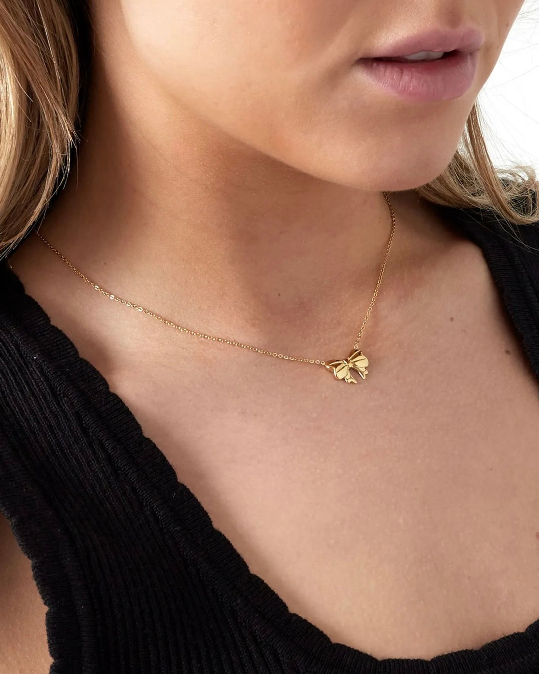 Chunky Bow halsband
